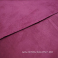 Nonwoven synthetic microfiber suede leather for shoes